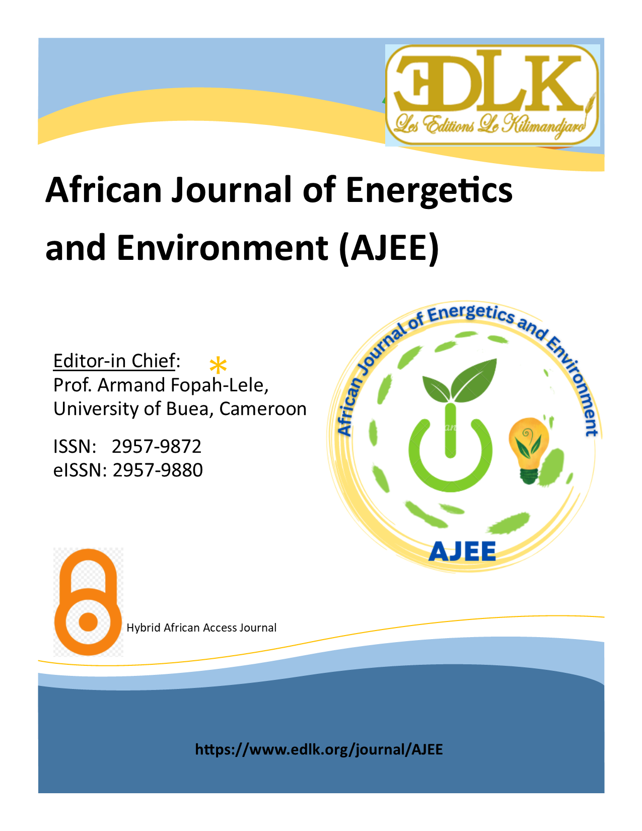 AFRICAN JOURNAL OF ENERGETICS & ENVIRONMENT